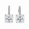 Elysian Cushion-Cut Drop Earrings