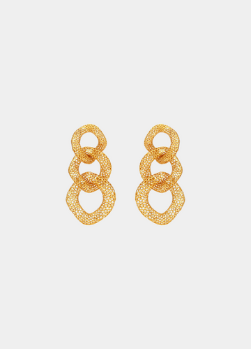 Ida Hollow Bold Earrings 