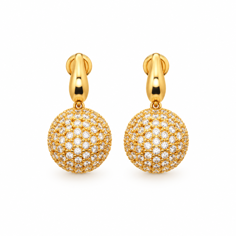 Earrings | Monet | Hollow | 18K Gold Plated