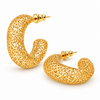 Arya Bold Hollow Earrings