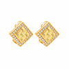 Grace Kelly Square Clip-On Earrings