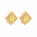 Grace Kelly Square Clip-On Earrings