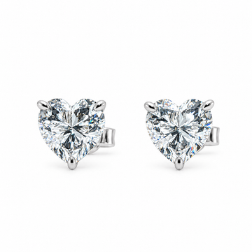 Elysian Heart Stud Earrings