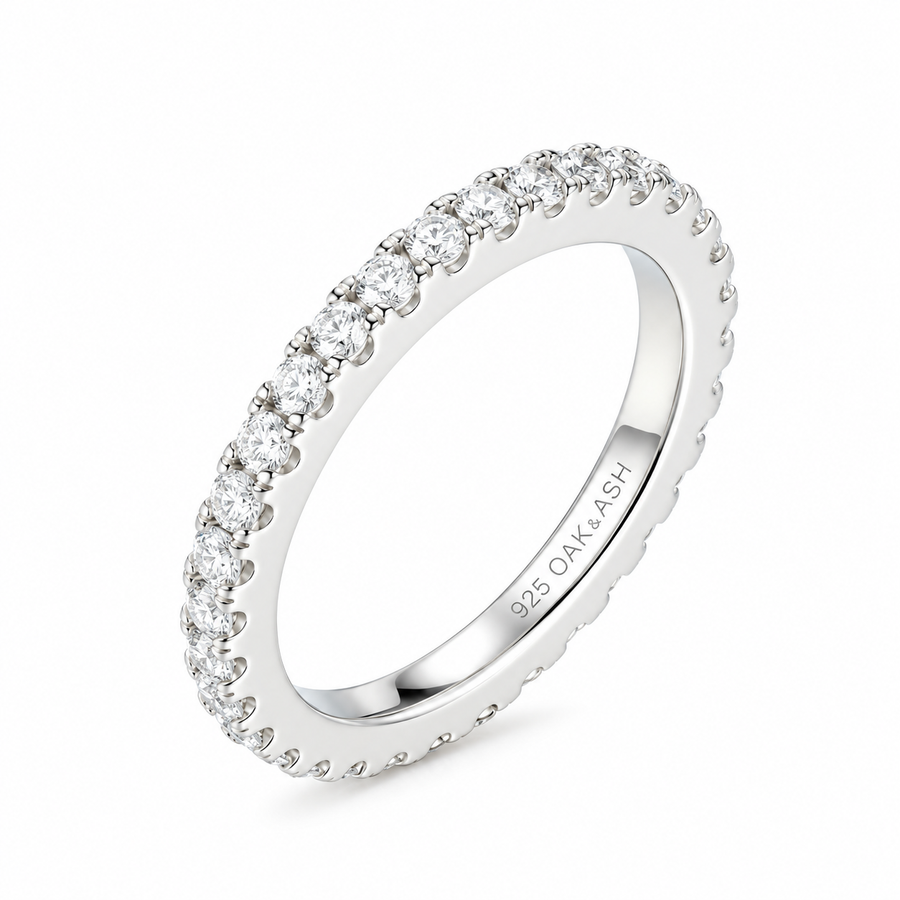 Ring | LeeLoo Eternity Band | Silver Plated 925SS