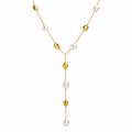 Monaco Long Pearl Necklace