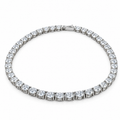 Necklace | Elysian | Tennis Round Cut 141C | Lab Created Zirconia | 925 Sterling Silver