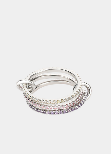 Allison Ring Set of 3 – Silver Plated Zirconia Stacking Rings for Women in Hong Kong