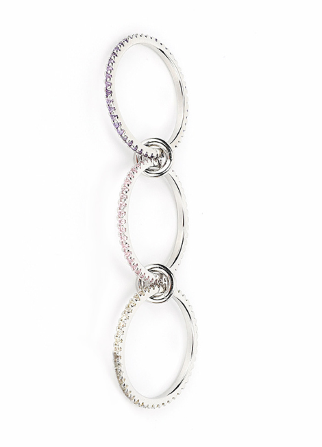 Allison Ring Set of 3 – Silver Plated Zirconia Stacking Rings for Women in Hong Kong