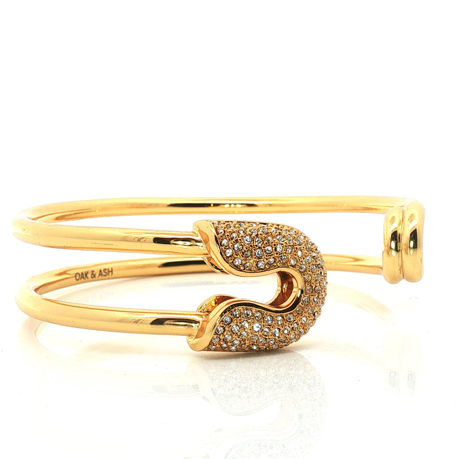Bangle | Safety Pin | 18K Gold Plated