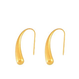 Earrings | Waterdrop Dangle | Bold | 18K Gold Plated