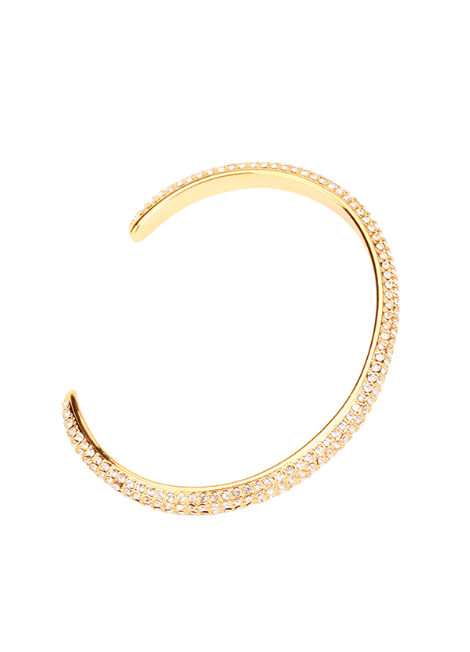 Catalina Bangle with brilliant zirconia in 18K gold plating. A radiant piece that brings effortless elegance to every look—loved in Hong Kong.