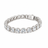 Elysian Round-Cut Tennis Bracelet, 16 cm