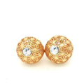 Earrings | Iris Hollow Orb | 18K Gold Plated