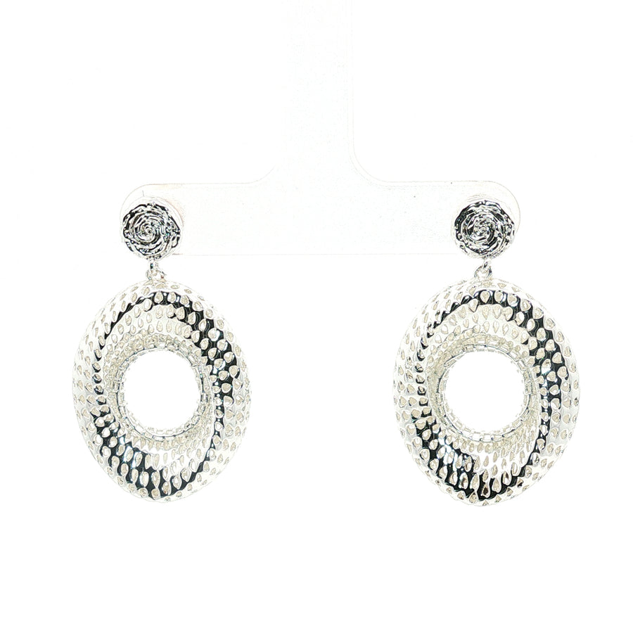 Earrings | Stella Mini Hollow  | Silver Plated