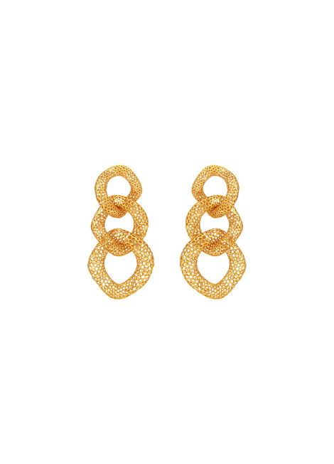 18K Gold Plated Statement Hoops for Women in Hong Kong