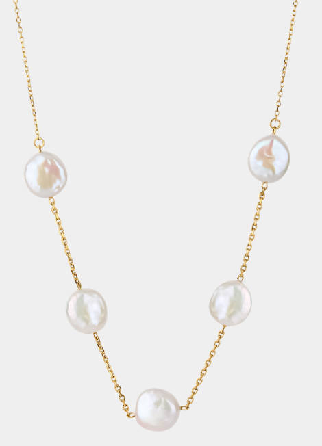 Ingrid Pearl Choker Necklace – 18K Gold Plated Elegant Jewelry for Women in Hong Kong
