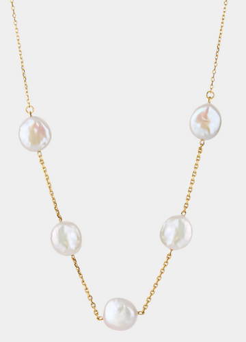 Ingrid Pearl Choker Necklace – 18K Gold Plated Elegant Jewelry for Women in Hong Kong