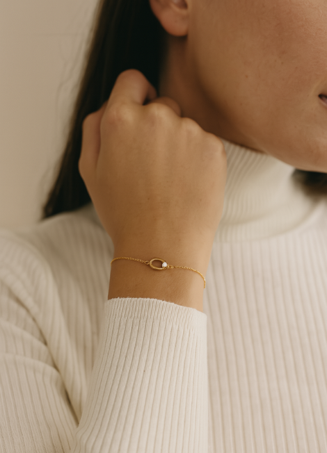 Lucky Hope & Joy Bracelet – 18K Gold Plated | Meaningful Charm Bracelet for Women in Hong Kong