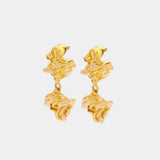 Earrings | Nancy | Nugget Dangle | 18K Gold Plated