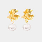 Earrings | Nancy | Nugget Pearl | 18K Gold Plated