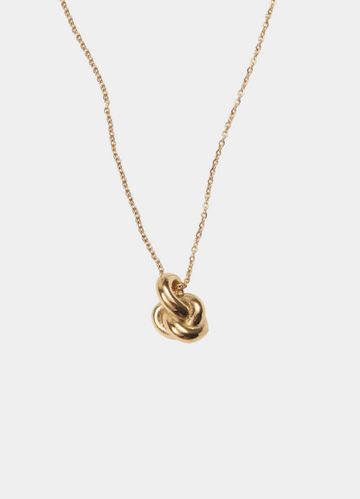 Knot Pendant Necklace in 18K Gold Plated – elegant and timeless jewelry by The Sockist