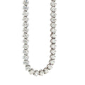 Necklace | Elysian Diagonal Tennis Round Cut 24.5 Ct | Lab Created Zirconia | 925 Sterling Silver