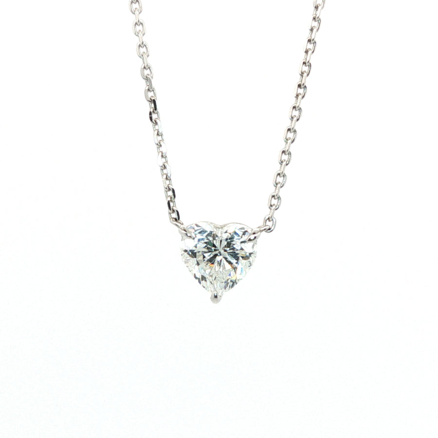 Necklace | Elysian Heart | Lab Created Zirconia | 925 Sterling Silver