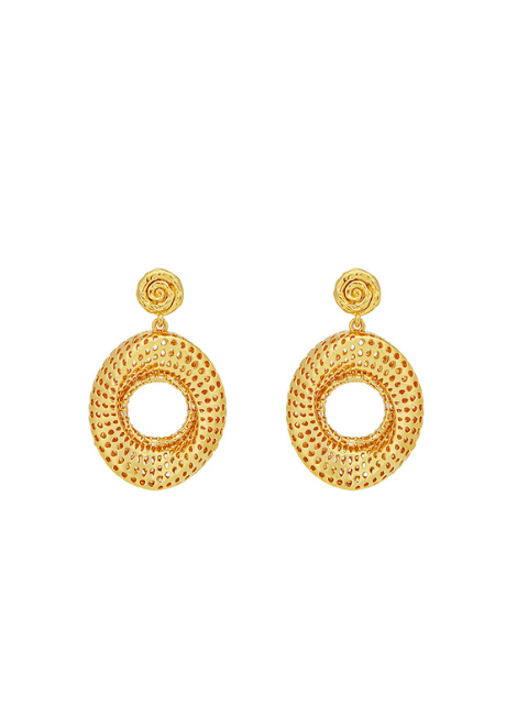 mini hoop earrings hk, gold earrings hong kong, stella earrings hk, minimalist hoops hk, 18k gold plated earrings hk, everyday earrings for women, gift for her hk