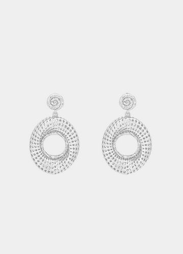 Stella Mini Hollow Earrings – Silver Plated Minimalist Everyday Hoops for Women in Hong Kong

