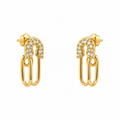 Tanya Safety Pin Earrings