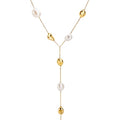 Necklace | Monaco | Pearl Long | 18K Gold Plated