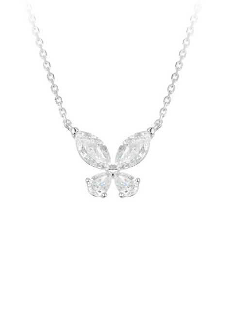 Necklace | Elysian Flutter | Lab Created Zirconia | 925 Sterling Silver- oak-and-ash-jeweller-925-sterling-silver-lab-created-zirconia-hongkong-stockholm-shop-elysian