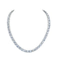 Necklace | Elysian | Tennis Round Cut 141C | Lab Created Zirconia | 925 Sterling Silver
