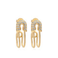 Earrings | Tanya | Safety Pin | 18K Gold Plated